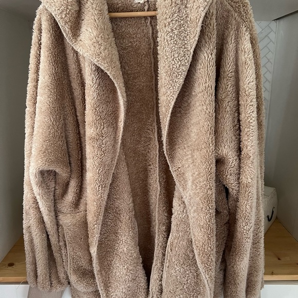 VICI Hooded Oversized Fleece Teddy Jacket - Picture 4 of 6